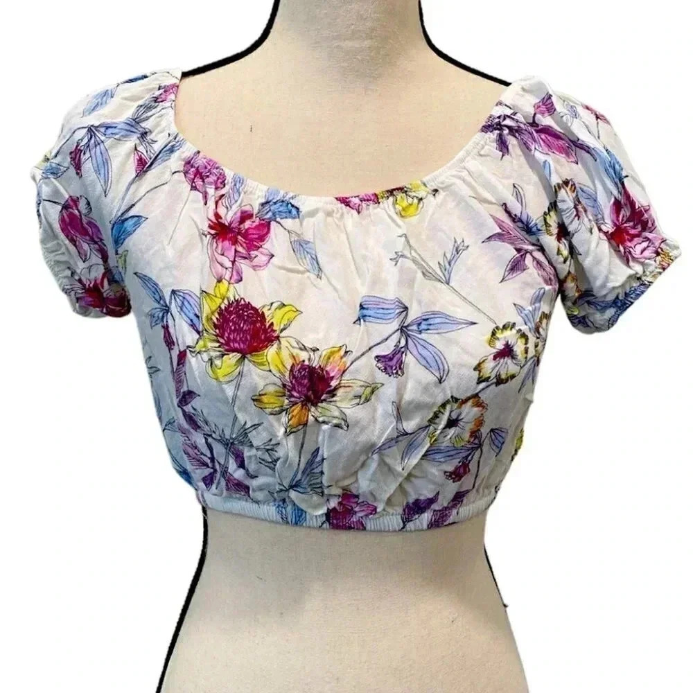 LA Hearts crop top